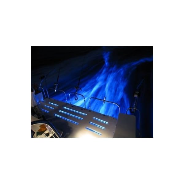 Amarine-made-LED-Underwater-Boat-Surface-Mount-Light-3w-3w-Blue-Bronze-Housing-Waterproof-Ip-68