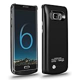 Galaxy S6 Edge Plus Battery Case,Accerzone External Power Bank 4200mAh Portable Slim Backup Charging Case for Samsung Galaxy S6 Edge Plus(Not for S6 Edge) (Black)