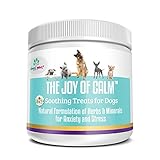 Calming Treats for Dogs - Dog Anxiety Relief with Magnesium, Thiamine, Chamomile, Passionflower and Hemp Seed - Natural Dog Calming Aid 75x Bacon Flavored Pet Treats