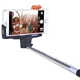 Minisuit Selfie Stick Pro with Built-In Remote for Apple & Android - Black