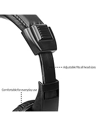 Retevis r-114 VOX Micrófono Boom Over-Ear Auriculares con cancelación de ruido para Retevis/Kenwood/Baofeng/tyt/Wouxun Two Way Radio (1 Pack)