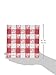 Creative Converting Paper Napkins, Two-Ply, 12 7/8 in x 12 3/4 in, Red Gingham, 50 per Carton (21188)