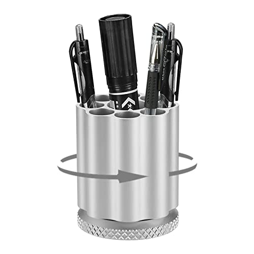 QIAN76 Rotating Revolver Pen Holder, Gun Cylinder Pen Holders, Favorite