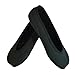 Nufoot Ballet Flats Women's Slippers, Travel Slippers, Yoga Socks, Indoor Shoes, Black, Medium