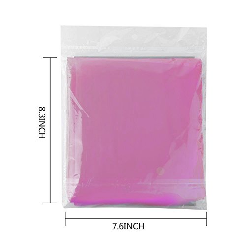 Kids Raincoat, 1PC Portable Reusable Hooded Jacket Outerwear Rainsuit Rain Poncho Cover Rain Wear for Boy Girls 6-12 T Pink