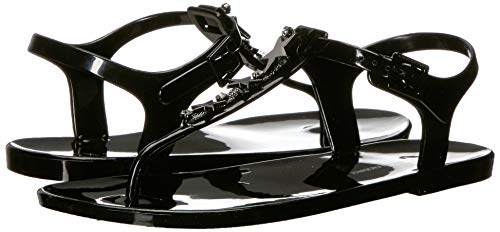 armani exchange flat sandals