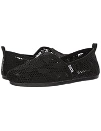 bobs from skechers Women 's Bobs plush-leopard ganchillo Ballet Flat