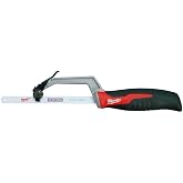 Milwaukee 48-22-0012 Compact Hand Operated Hack Saw w/ Tool-Less Blade Change (10 Inch Blade Included)