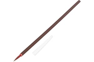 SUPVOX Miniature Ceramic Pottery Paint Brush for Underglaze Colors, Red Bristle Artistic Clay Sculpture