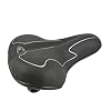 FISCHER Zadel Touren/Cityzadel – met elastomeren, één maat, 85657
