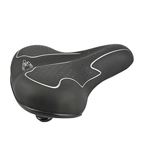 FISCHER Zadel Touren/Cityzadel – met elastomeren, één maat, 85657