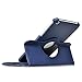 Moonmini 360 Rotation PU Leather Protective Case Cover Pouch for Samsung Galaxy Tab 3 8.0
