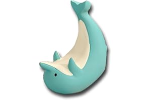 JCSMARTEC Cute Dolphin Shark Whale Phone Holder, Resin Funny Creative Animal Desk Phone Stand Mount Free Your Hands Lovely Office Decor (Dolphin Design)
