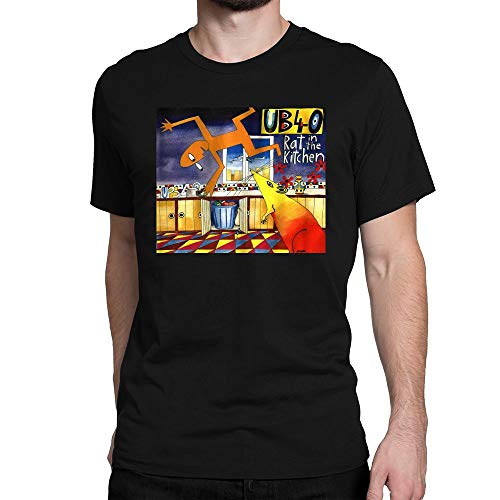 Jiehongh Men S Ub40 Rat In Mi Kitchen Cotton T Shirt Size Large