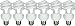GE 71284 20-Watt 1200-Lumen General Purpose T3 Spiral CFL Bulb, Soft White, 6-Pack