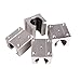 Vktech 4 Pcs Aluminum Open Linear Router Motion Bearing Solide Block (SBR20UU 20mm)