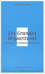 Les  grandes disparitions