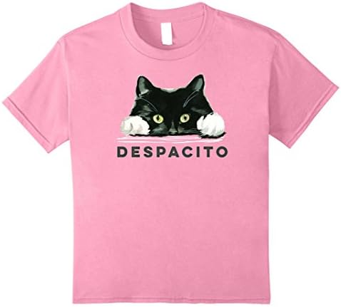 Kids Despacito Cat T-shirt 12 Pink