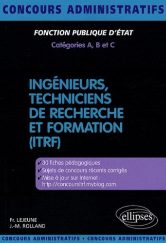 Ingénieurs, techniciens de recherche et formation, ITRF