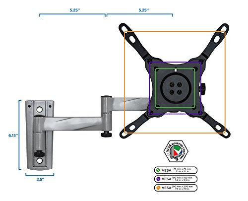 Mount-It-RV-TV-Mount-Lockable-Full-Motion-TV-Wall-Mount-Designed-Specifically-for-RV-or-Mobile-Home-Use-Single-Arm-Tilting-and-Swiveling-42-Inches-Max-33-Lb-Load-Capacity-up-to-VESA-200-Compatible