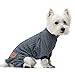 Fitwarm Turtleneck Knitted Dog Sweaters Winter Outfits Pet Coats Cat Clothes Blue Medium