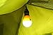 E-TRENDS Compact LED Lantern Tent Camp Light Bulb for Camping Hiking Fishing Emergency Lights, Battery Powered Portable Lamp, 2 Count, Yellow, Batteries Not Included
