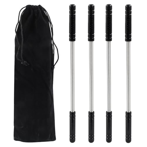 Coufce Facial Hair Remover Spring for Women Set of 4 Portable Epilator Tools for Chin, Cheek, Upper Lip, and Eyebrow Hair Removal Convenient and Effective Threading Tool(Black)