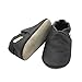 SAYOYO Baby Soft Sole Prewalkers Skid-Resistant Baby Toddler Shoes Cowhide Shoes (18-24 Months, Dark Grey)