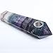 Hongjintian Natural Fluorite Crystal Wand Pipe Smoke Tobacco with a Carb Hole - Best Quality