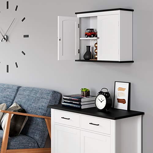 HOMECHO Bathroom Wall Hanging Medicine with Doors