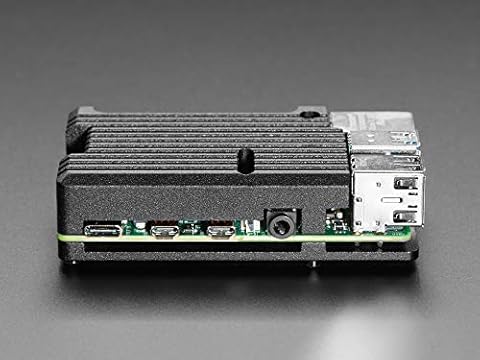 AdaFruit Aluminum Metal Heatsink Raspberry Pi 4 Case - Without Fans