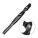 uxcell Reduced Shank Drill Bit 15mm Black Nitride Coated with 1/2 Inch Straight Shank, High Speed Steel HSS 9341 Twist Drill Bit for Stainless Steel Alloy Metal Plastic