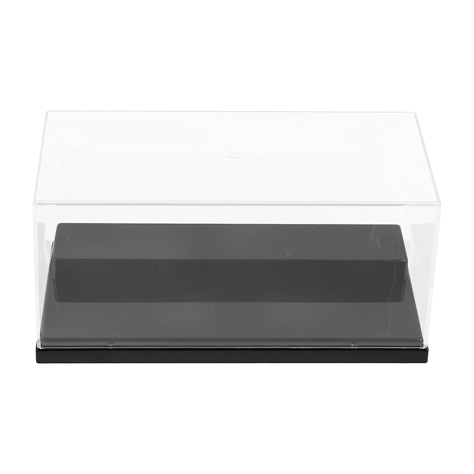 Hemoton Acrylic Clear Acrylic Display Case Countertop Box Cube Protection Showcase for Collectibles Action Figures Toy Dolls Black Model Display Box Case