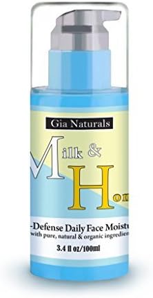 Pure, Natural, and Organic MILK AND HONEY AGE-DEFENSE DAILY FACE MOISTURIZER For Normal to Dry Skin. Hydrate, fight wrinkles and lines! Great for sensitive skin! by Gia Naturals