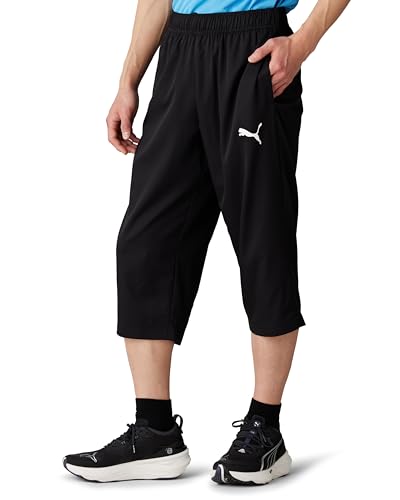 [プーマ] 七分丈 ジャージ トレーニング ACTIVE 3/4 ウーブンパンツ ロング 588876 メンズ 24年秋冬カラー ブラック(01) 2XL