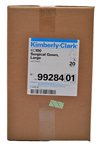 Halyard Health 99284 Basics Non-Reinforced Surgical Gown, Sterile, Regular, Large (Case of 20)