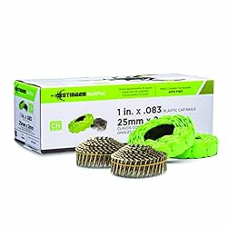 STINGER 0136260 NailPac® Cap Nails - 1" Electro