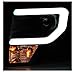 ZMAUTOPARTS Ford F150 Pickup Truck DRL Bar Strip Projector Headlights Lamp Black Pair