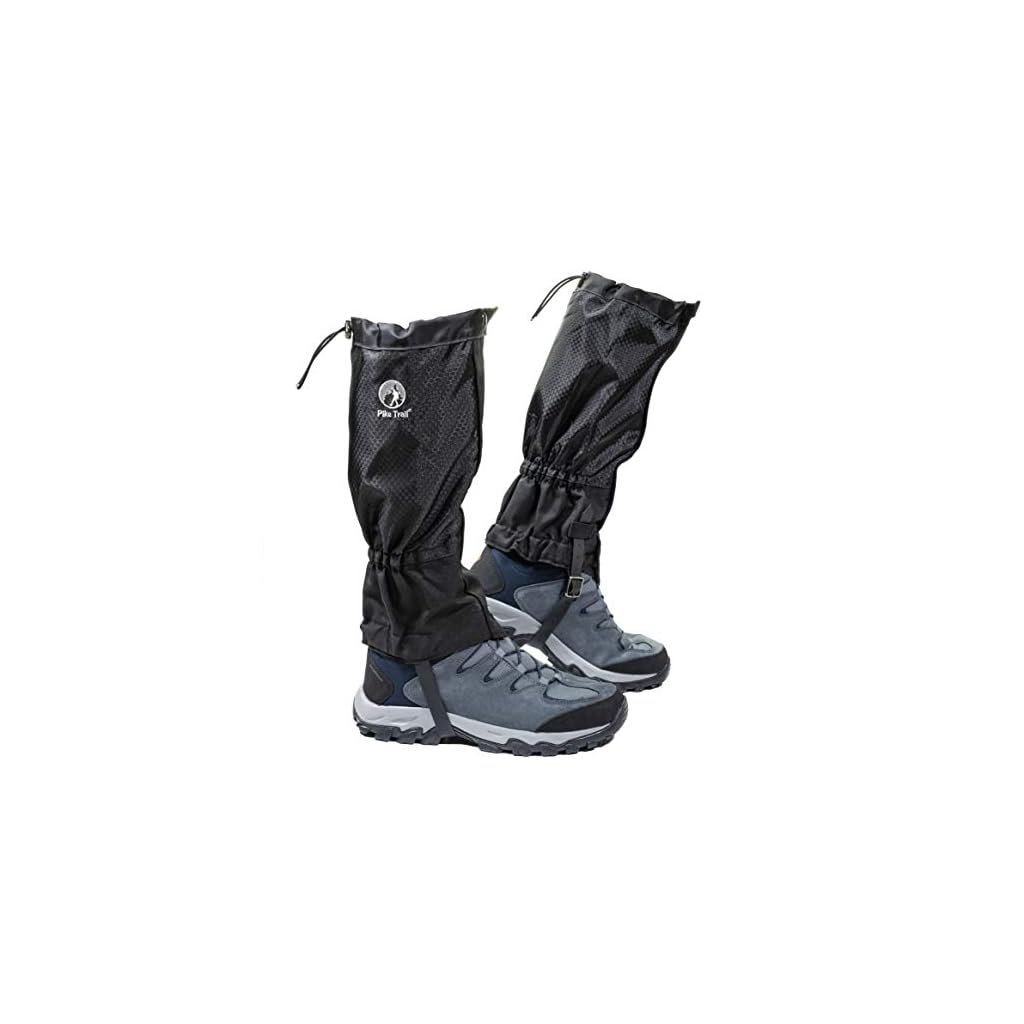 Pike Trail Leg Gaiters Waterproof and Adjustable Snow Boot Gaiters for Hiking, Walking