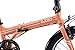 EuroMini ZiZZO Heavy Duty Forte 28lb Folding Bike-Lightweight Aluminum Frame Genuine Shimano 7-Speed 20″ Folding Bike with Fenders, Rack and 300 lb. Weight Limit (Coral)thumb 4