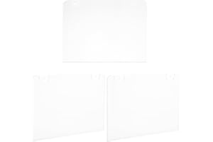 WRITWAA 3pcs 5x7 Inch Acrylic Wall Mount Sign Holder, Hanging Frame Display Holder for Restaurant Menu,