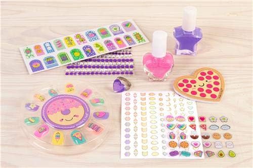 Make It Real Glitter Party Nail Varnish Set including Polish, Stickers & A Nail File - Arts and Crafts for Kids - Girls Gifts - Image 4