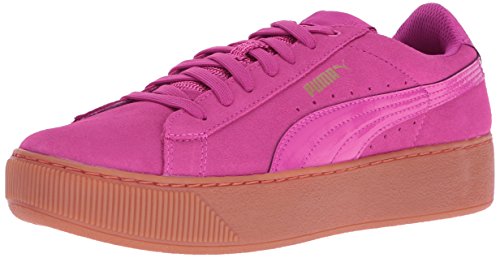 PUMA Women's Vikky Platform Fashion Sneaker, Rose Violet-Rose Violet, M  US