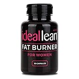 IdealLean Fat Burner For Women, Green Coffee Bean, Green Tea, L-Carnitine, CLA, 60 servings