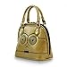 Loungefly x Star Wars C3PO Mini Dome Bag Purse, Gold, 15'