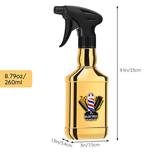 2 Packs Barber Water Spray Bottle, Segbeauty 8.79oz 260ml Hair Mist