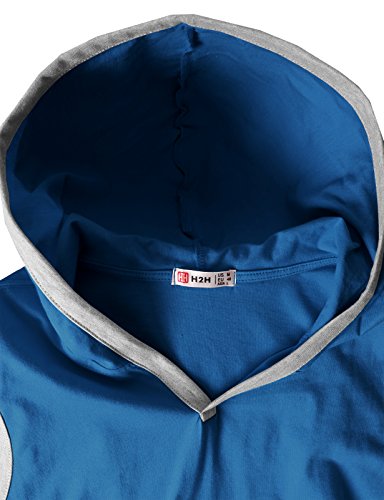 image for H2H Men Active Slim Fit Sleeveless Light Weight Tank Tops with Hoodie 