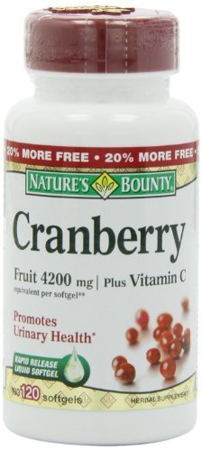 Nature's Bounty Cranberry Fruit 4200 mg, 120 Softgels Nature's Bounty Cranberry Fruit 4200 mg, 120 Softgels