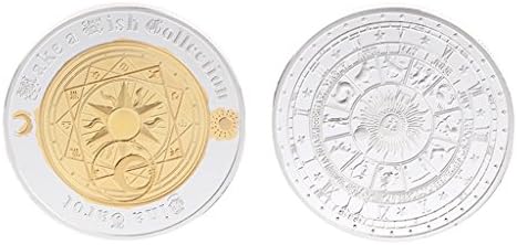 Angelliu Commemorative Coin Tarot Divination Array Storage Collection Arts Gifts Souvenir