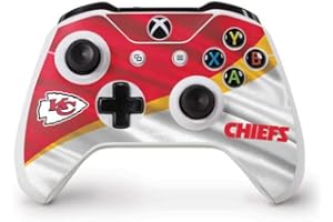 Skinit Decal Gaming Skin Compatible with Xbox One S Controller - Officially Licensed NFL Kansas City Chiefs Design